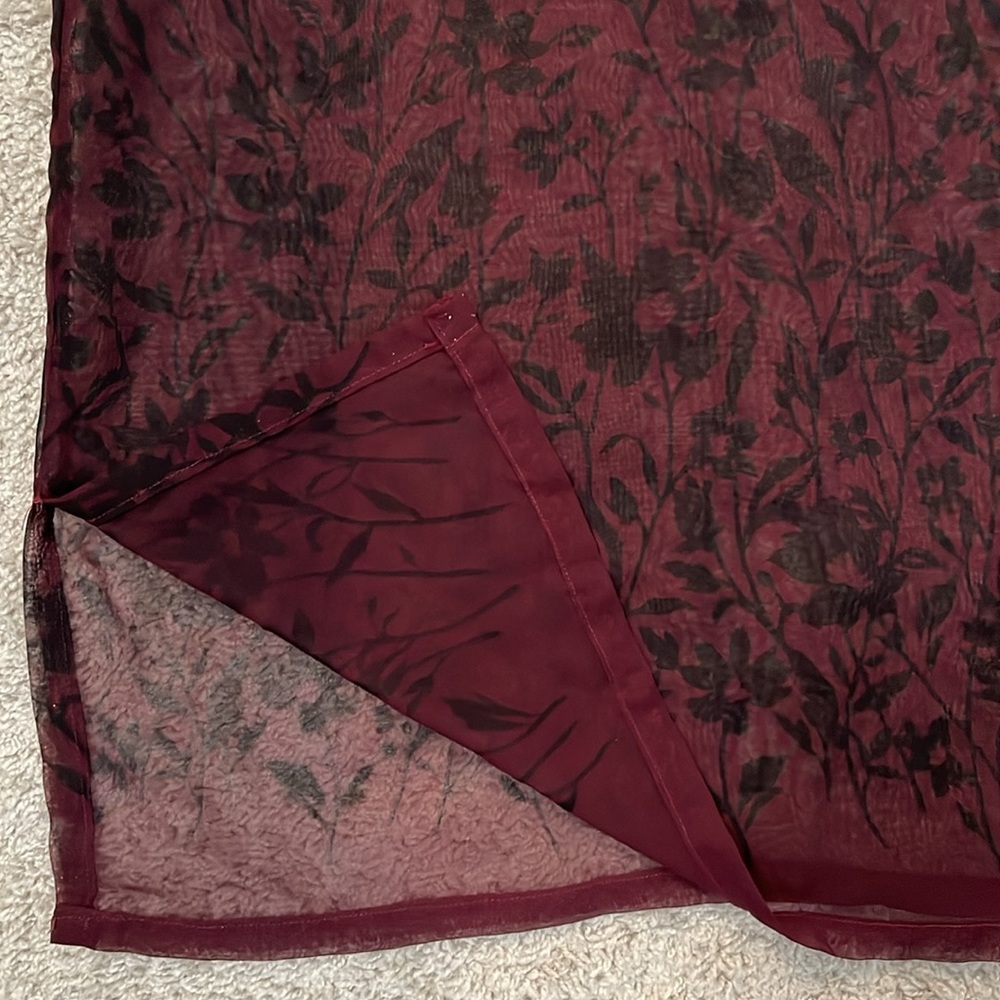 Sheer Chiffon Swim Cover Up Blouse - Picture 5 of 13